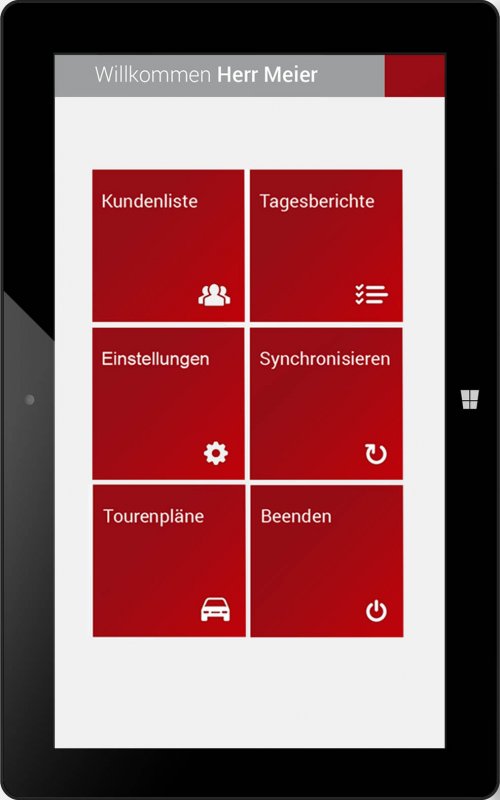 Vertriebs-App für Windows