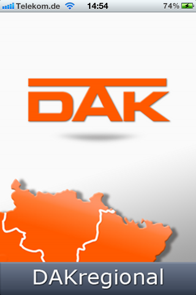 App DAKregional für iPhone