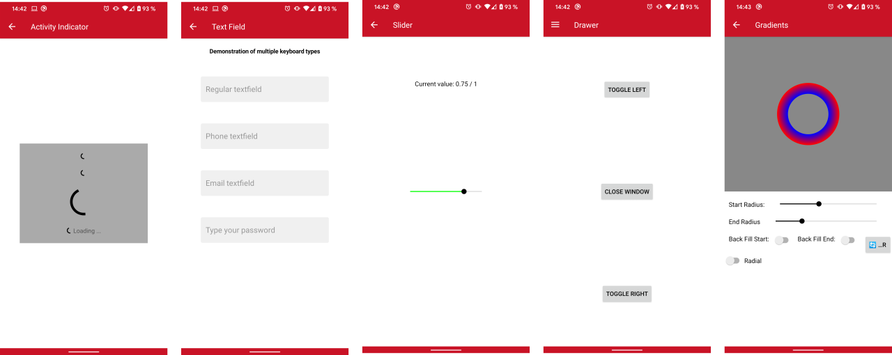 appcelerator kitchen sink demo