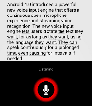 android 4.0 features spracherkennung