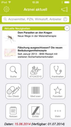 Arznei aktuell Pflege App